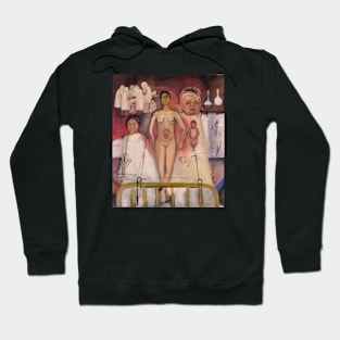 Frida and the Cesarean Operatione by Frida Kahlo Hoodie